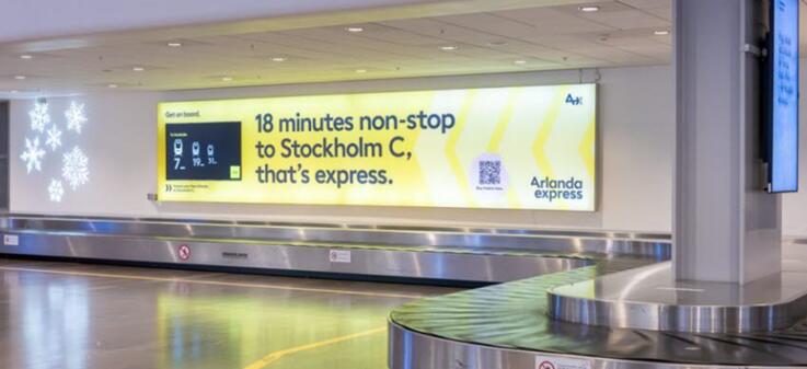 瑞典機(jī)場廣告